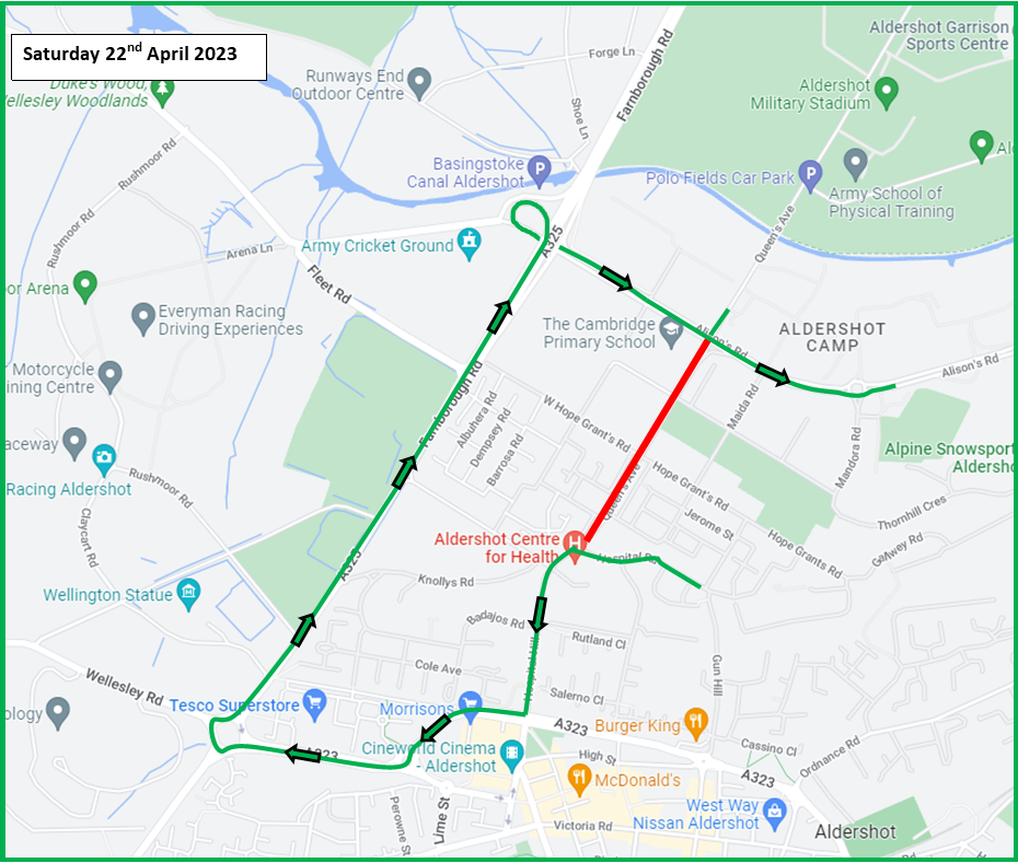 Partial closure of Queens Avenue Saturday 22nd April Sunday 23rd April 2023 Wellesley